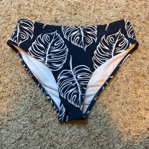 High waisted bikini bottoms